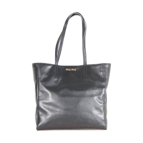 miu miu soft calf shopping bag|miu michael's bags.